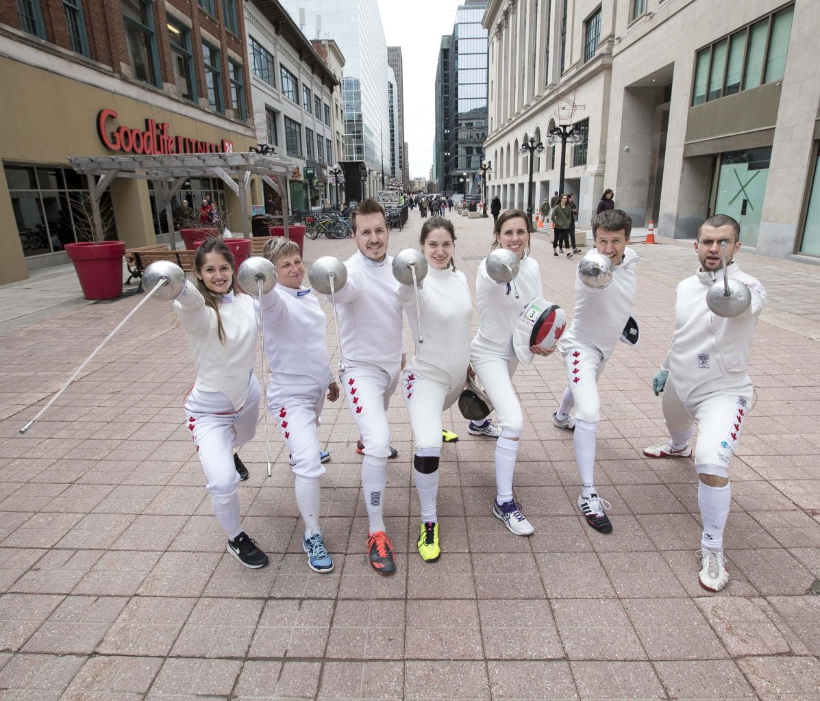 Fencers in action for ParticipACTION! Canadian Fencing Federation Canadian Fencing Federation