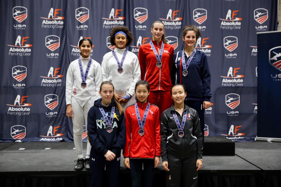Canadian Fencers Take Home Four Medals at the North American Cup